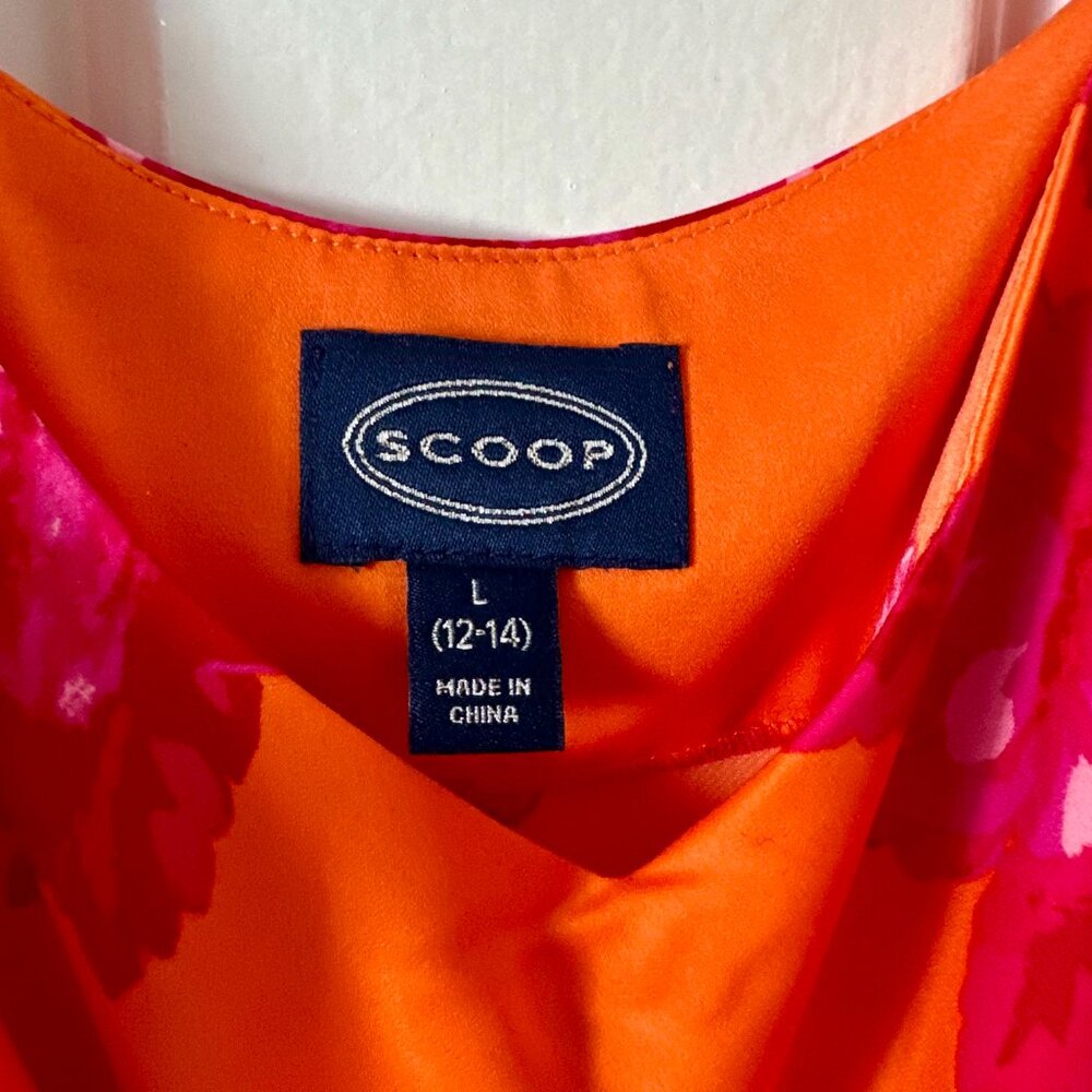 NWT Scoop satin midi slip dress - Picture 5 of 9